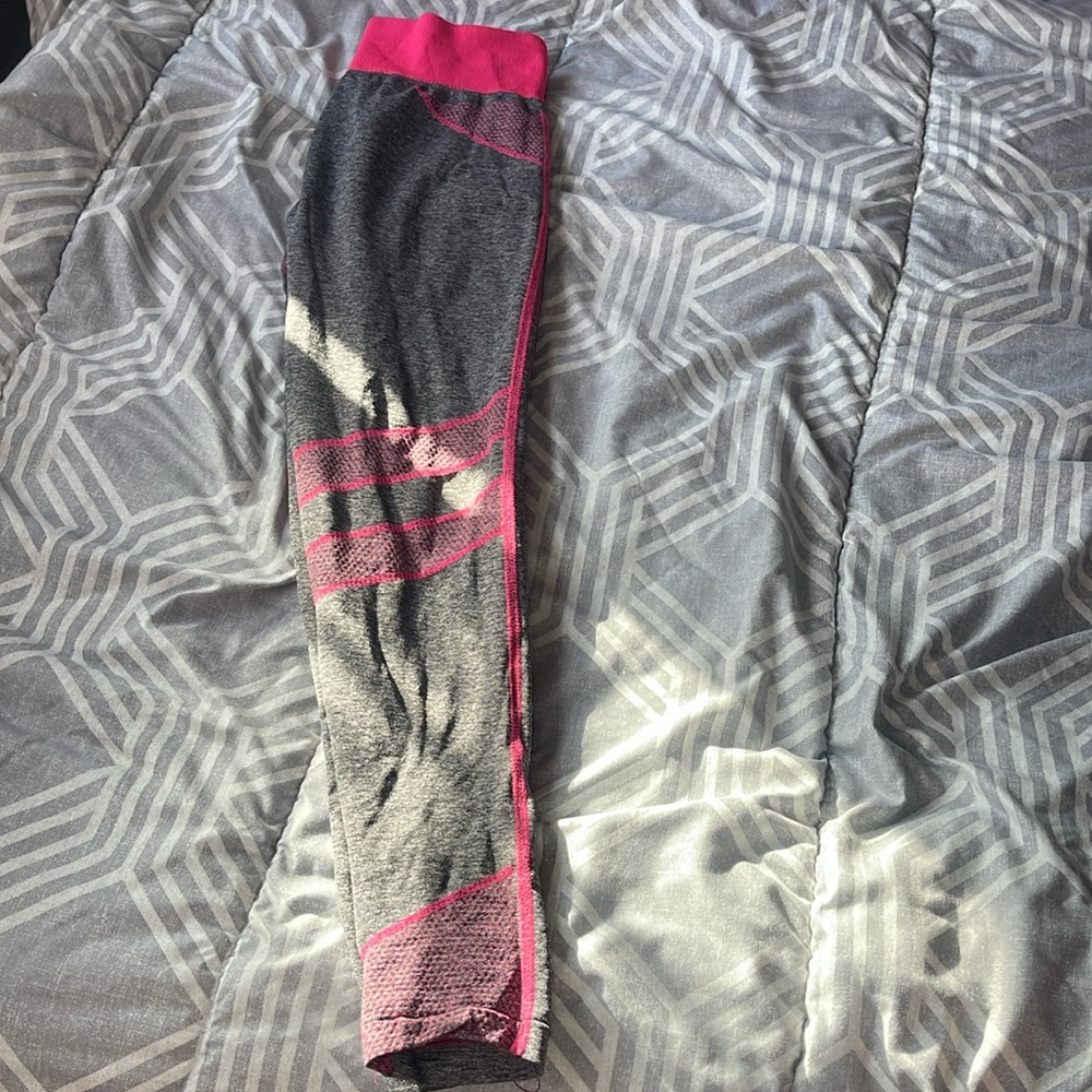 Athletic sports leggings.